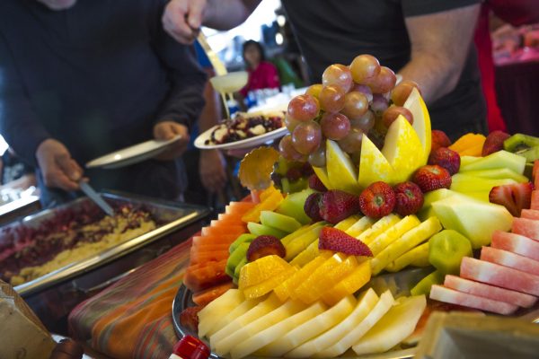 Antarctica Expedition Dining Room Dessert Table Fruit