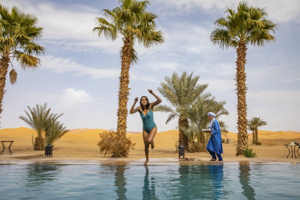 Morocco Merzouga Desert Hotel Pool